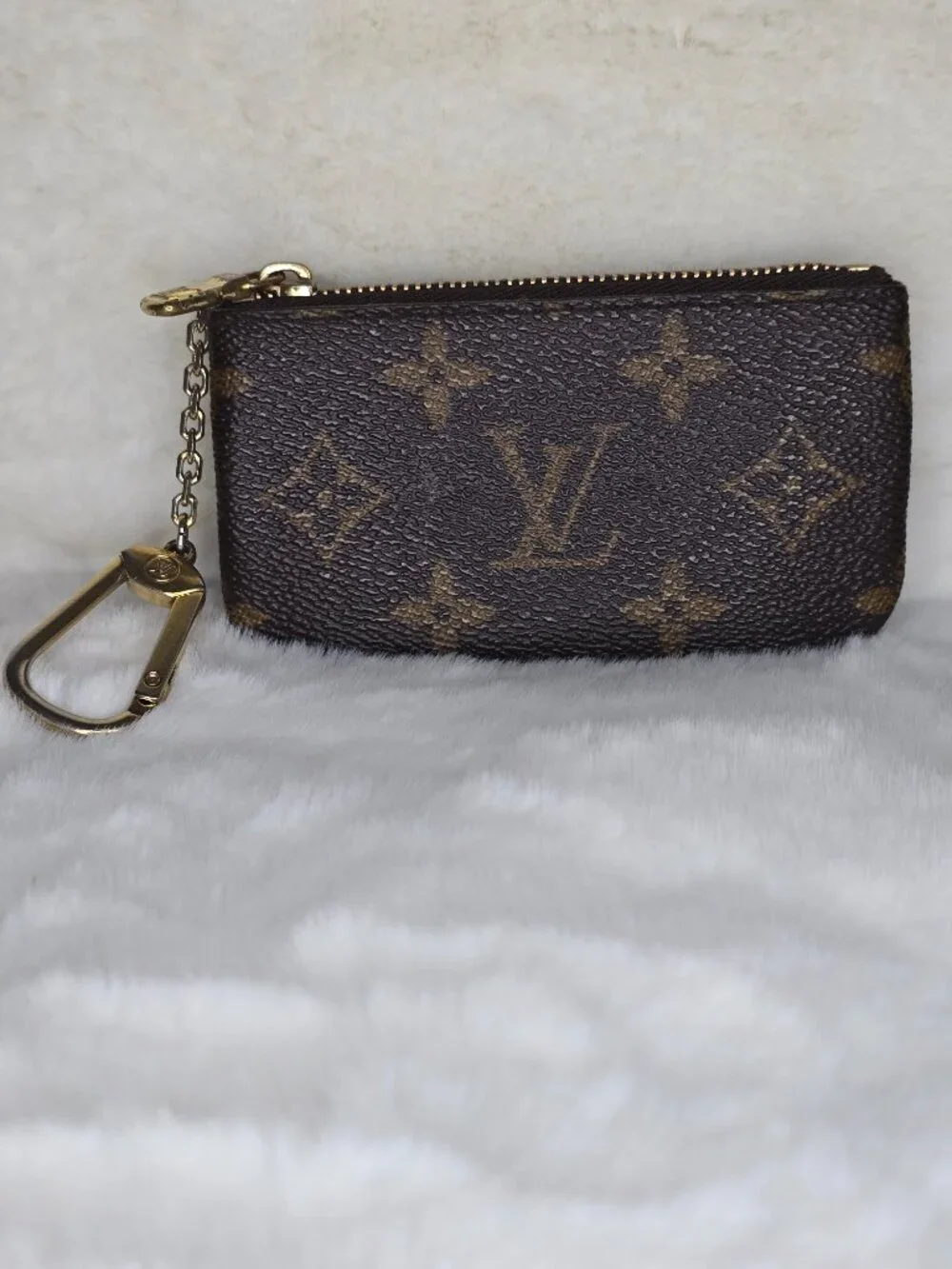 Louis Vuitton Monogram Key Pouch Coin Purse 4.5"x2.5" - Picture 3 of 10